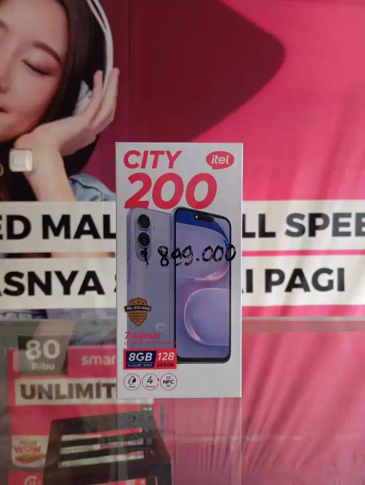 HP ITEL city 200 New PROMO CUCI GUDANG