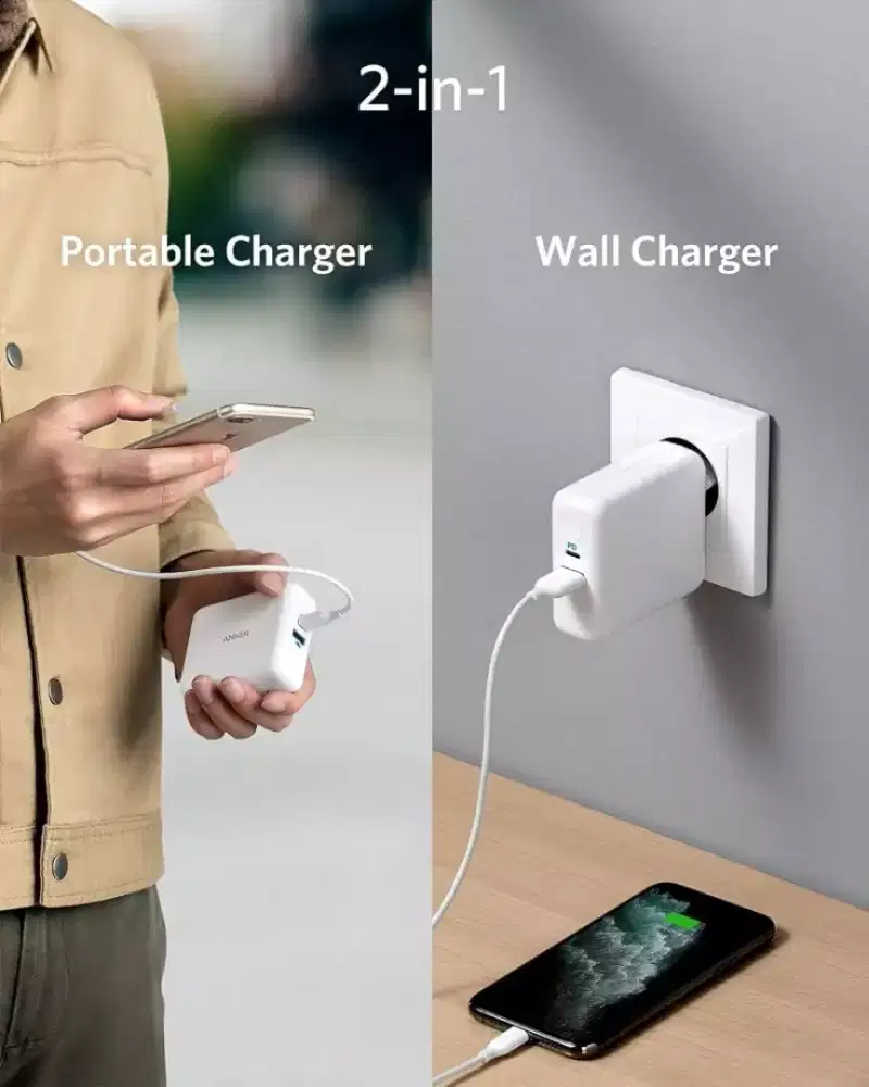 anker powercore fusion charger+powerbank