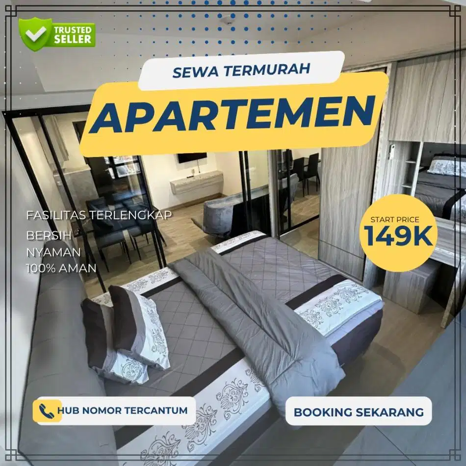 Disewakan Apartemen Transit/Harian Springwood Residence Termurah
