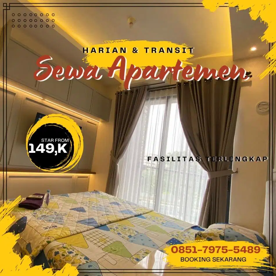 Sewa Harian/Transit Apartemen Treepark City Tangerang Termurah
