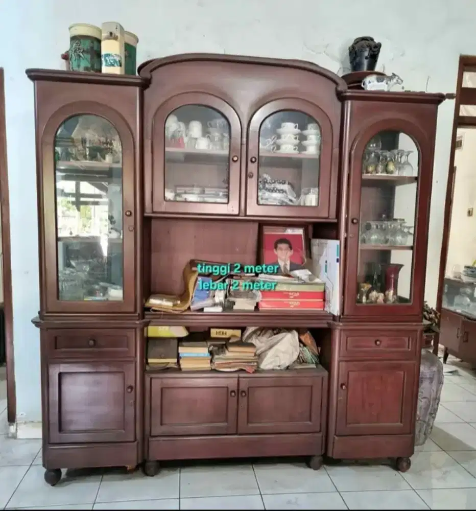 Lemari Buffet Asli Kayu Jati