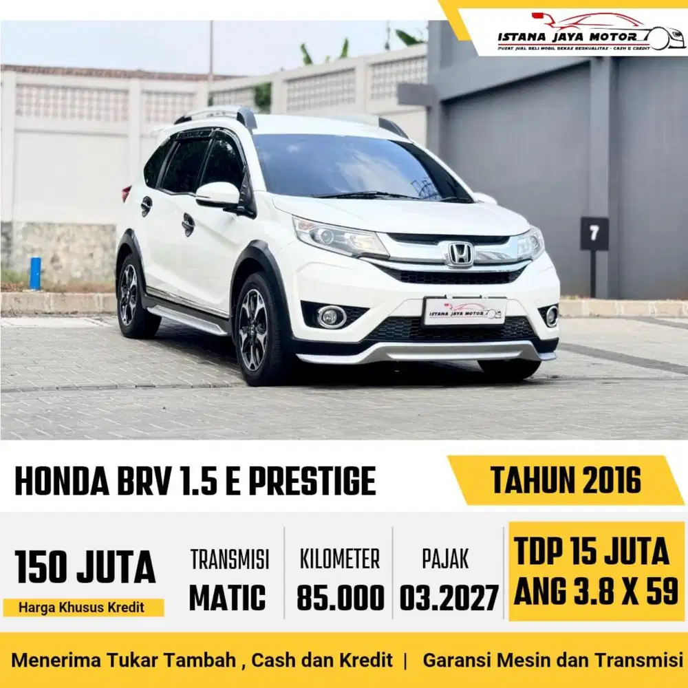 Honda BRV Prestige AT th 2016 #istana jaya motor