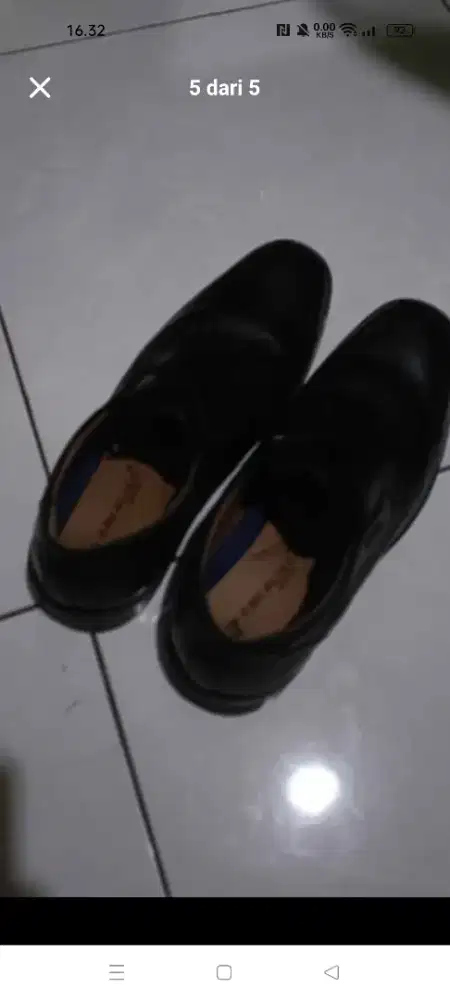 Sepatu pantofel kulit Size 43