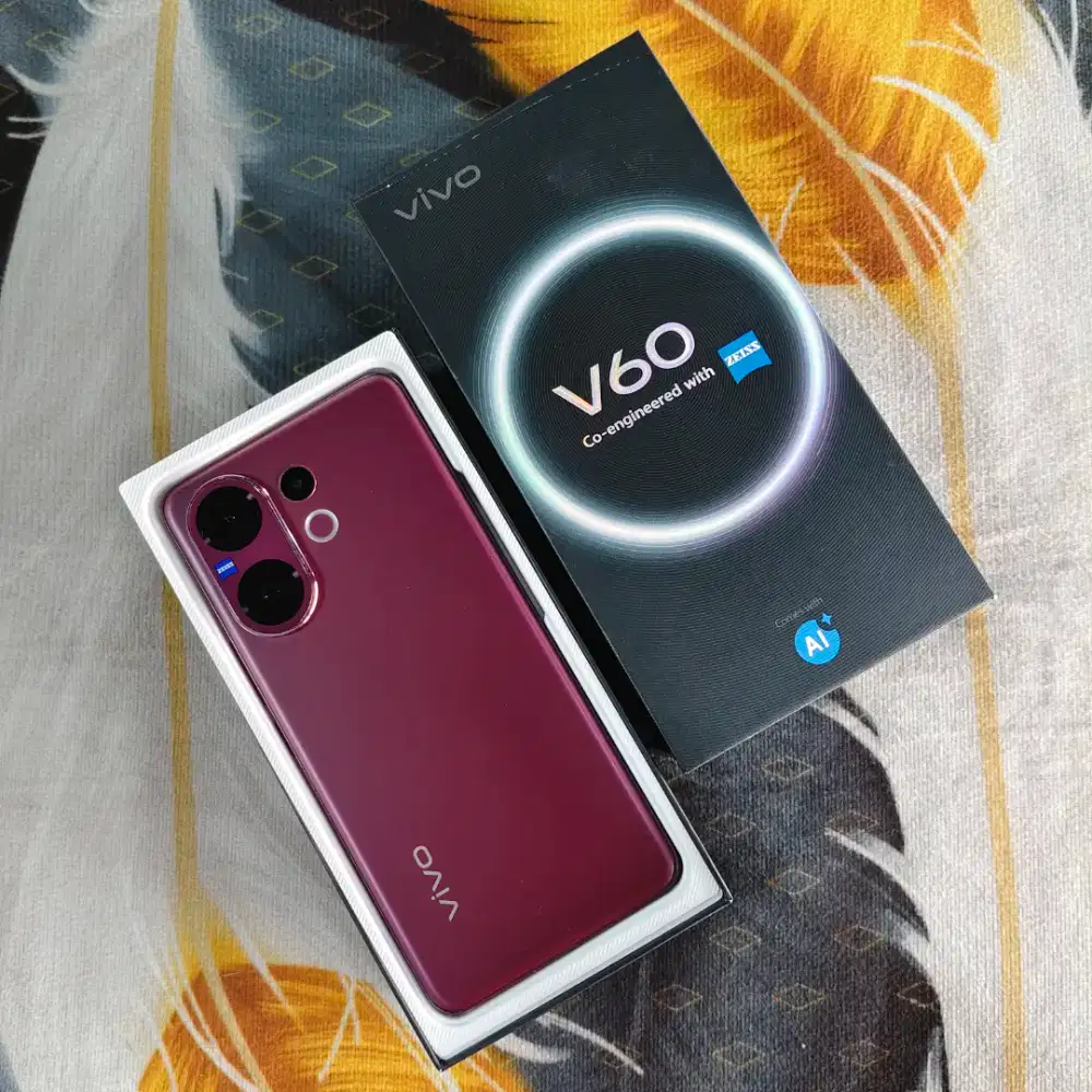 Vivo V60 5G Ram 12/256 garansi November 2026