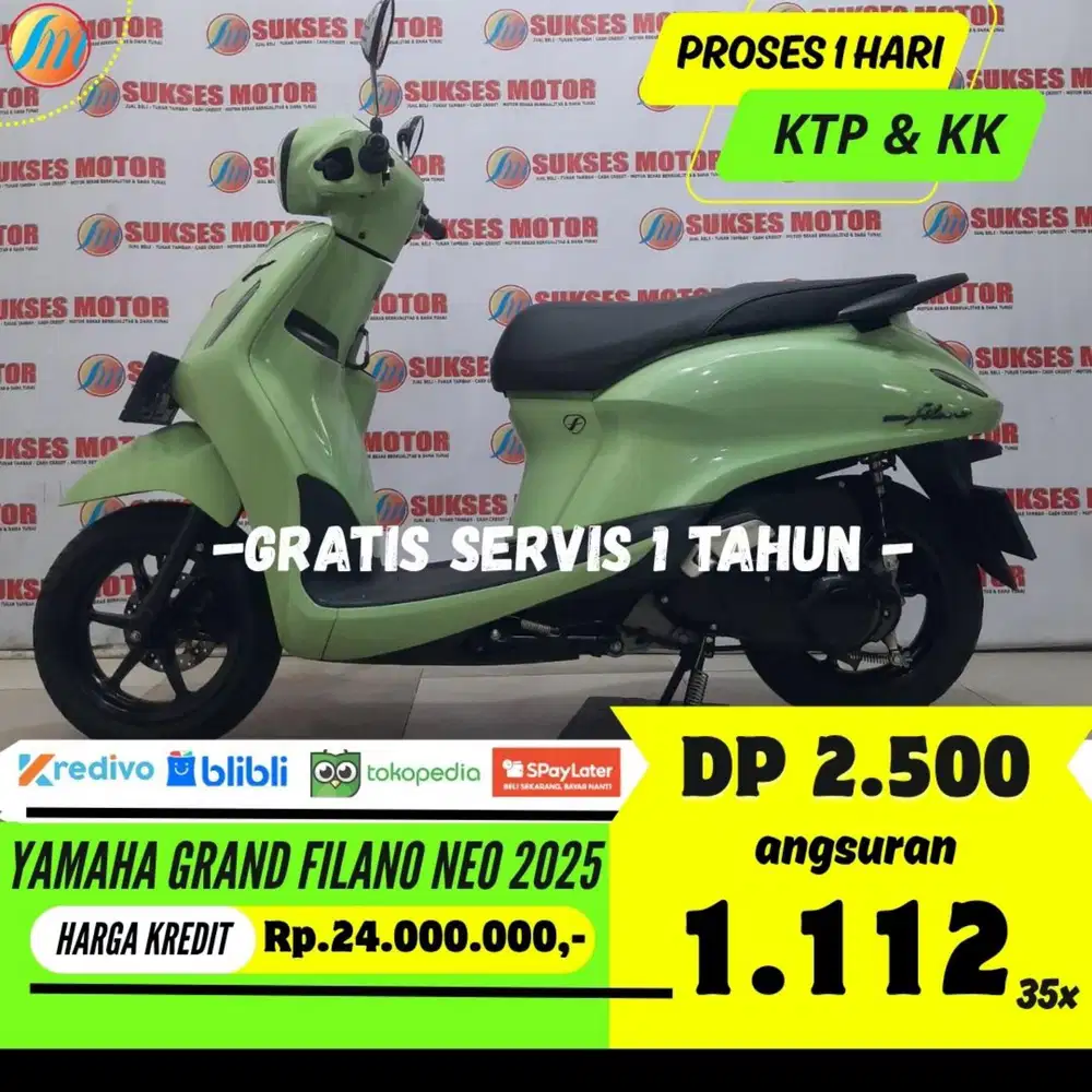 YAMAHA GRAND FILANO NEO 2025 KREDIT MURAH ANGSURAN TERJANGKAU