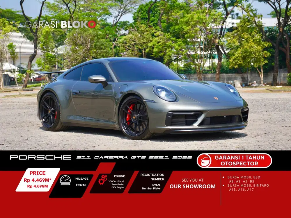 Odo 1rb - Porsche 911 Carerra GTS 992.1 Coupè PDK 2022 / 2025
