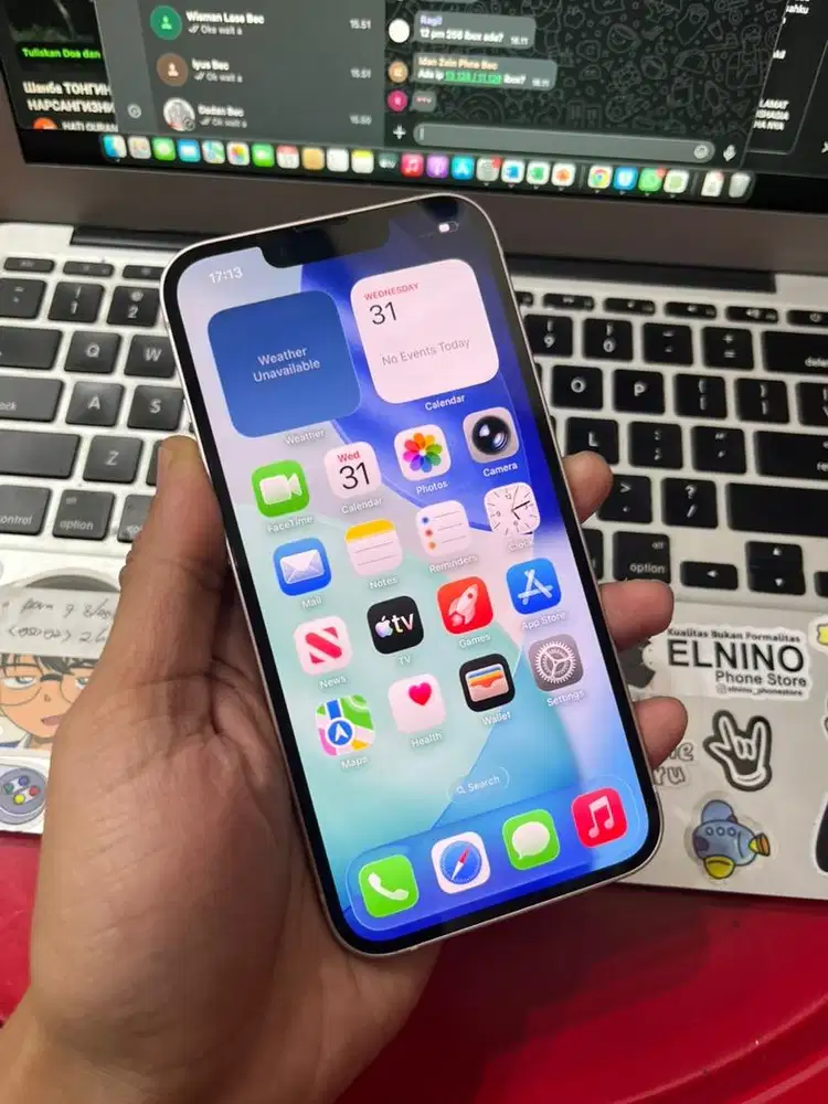 iphone 13 128gb pink second ibox istimewa