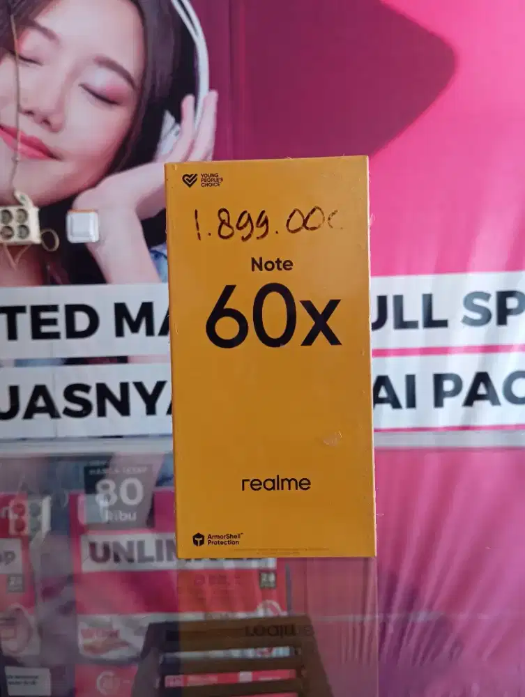 HP REALME NOTE 60X NEW PROMO CUCI GUDANG