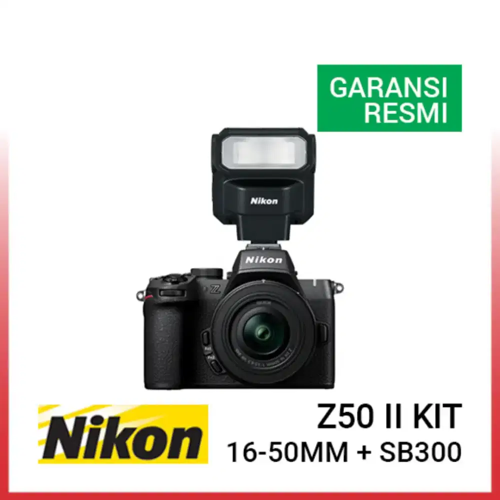 PROMO CASH KREDIT Nikon Z50 II Kit 16-50mm with SB300