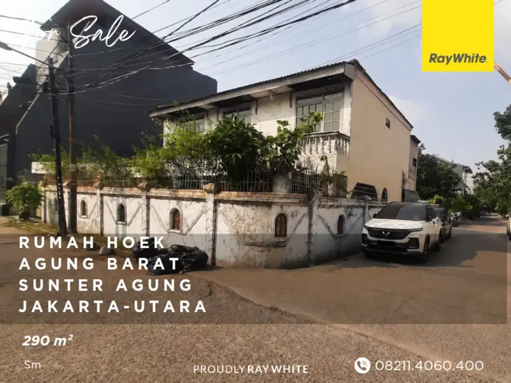 Rumah Tua - Hitung Tanah Saja - Agung Barat - Jakarta Utara