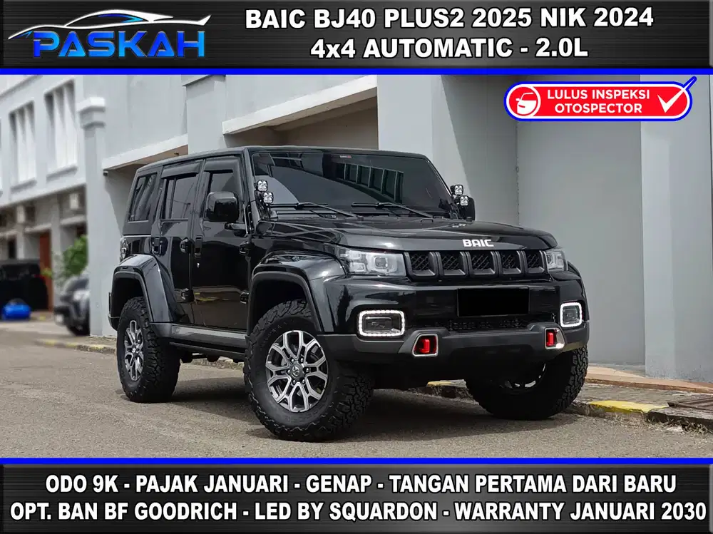ODO=9k Genap JEEP BAIC BJ40 Plus 2.0L 4x4 2025 Nik 2024 BAIC BJ40 2025