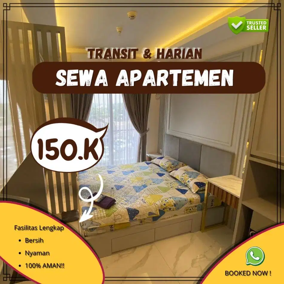 Sewa Apartemen Skyhouse BSD City Harian/Transit Tangerang Termurah