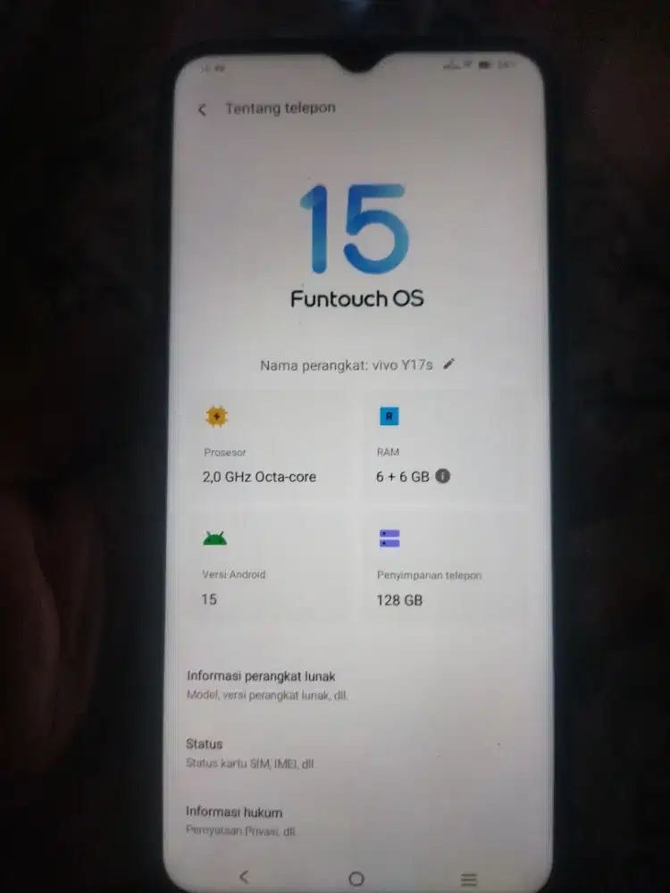 Vivo y17s normal