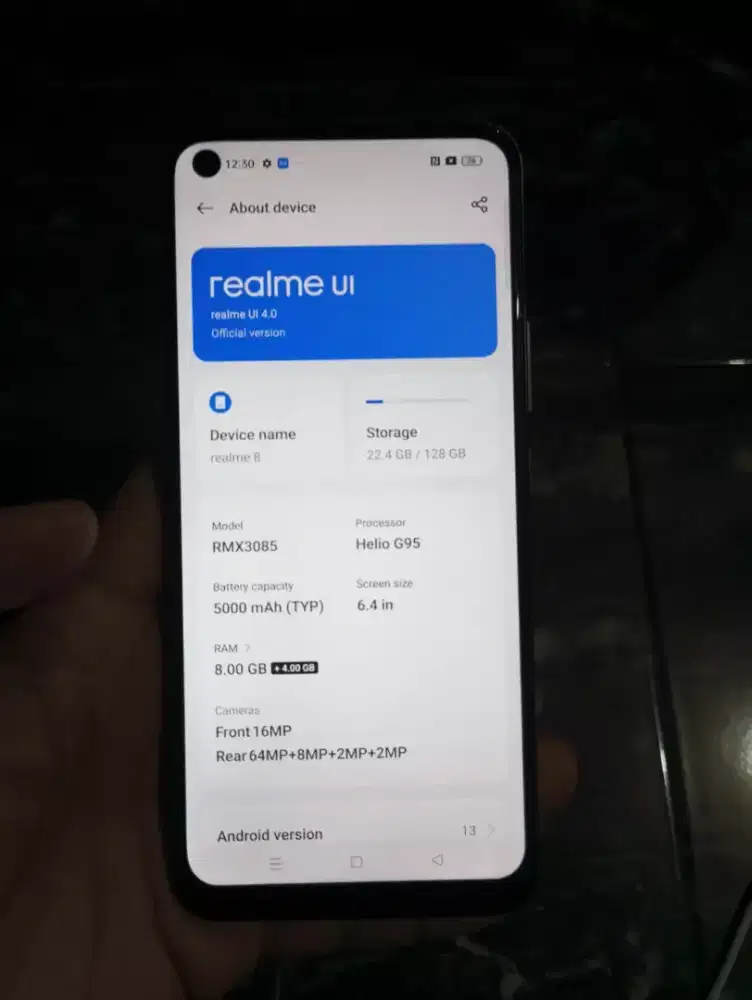 Realme 8(ram8+8/128