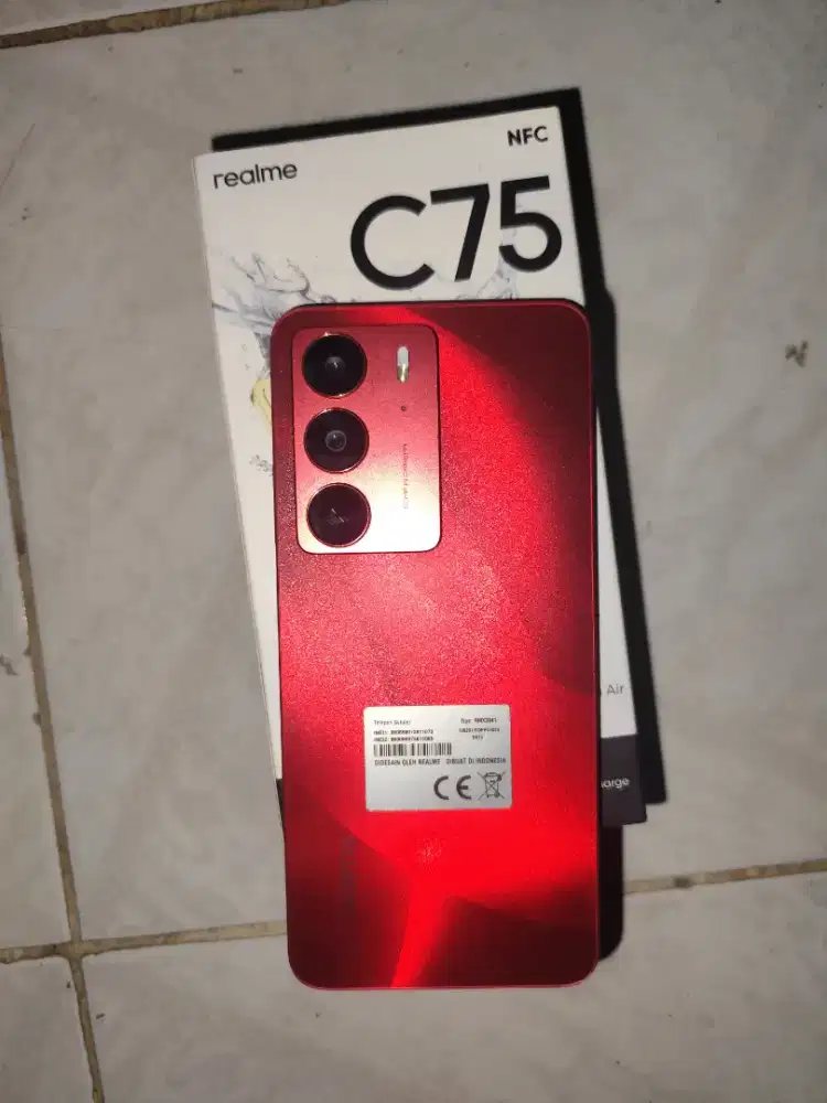 realme c75 8/128 muluss lengkap ori normal semua pemakaian sehari