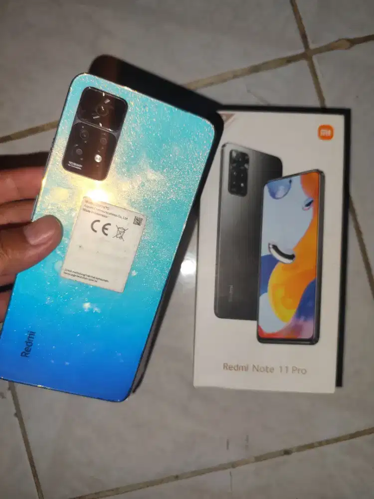 redmi note 11 pro 4g 6/128 lengkap normal semua pemakaian sehari