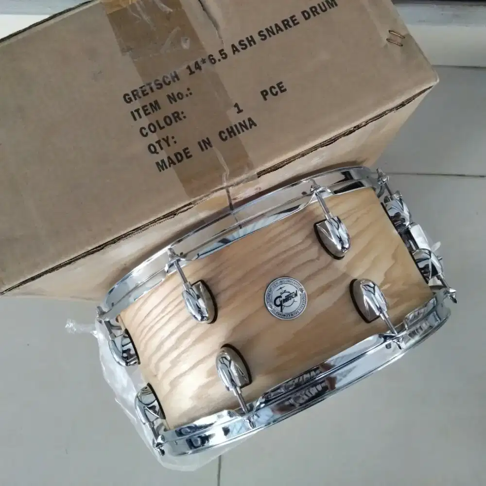 SNARE DRUM GRETSCH ASH WOOD 14×6.5