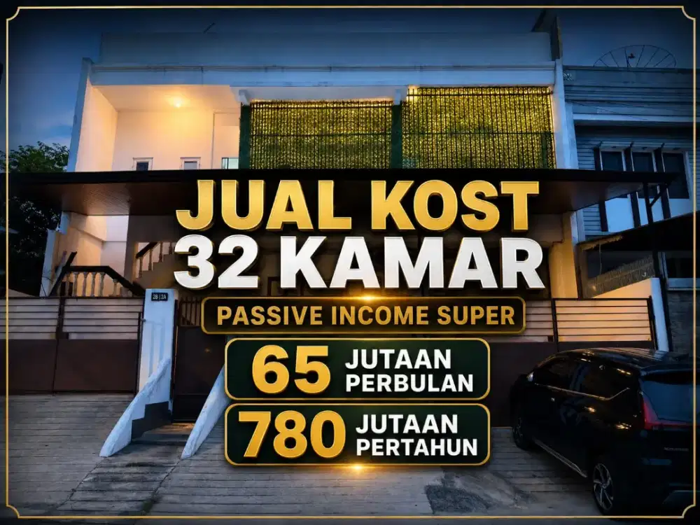 JUAL KOST KOSAN 32 KAMAR KOMPLEK KFT CENGKARENG JAKARTA BARAT