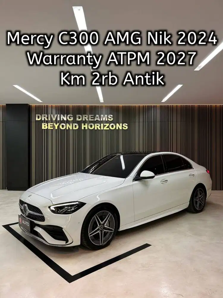 Mercedes Benz C300 AMG 2025 Mercy Km2rb Putih Nik 2024 D1123ALX