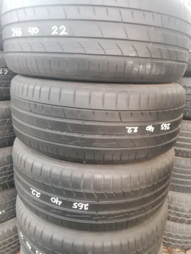 Ban acerera 265/40/22. dan 275/45/22 4 pcs 85%