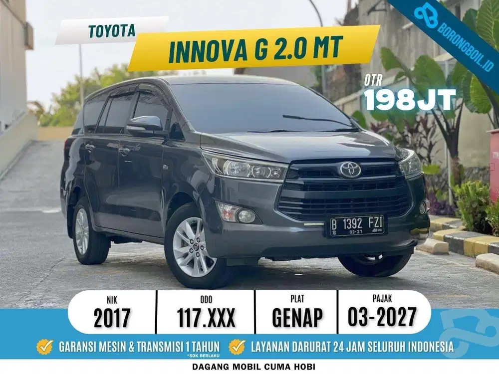 KIJANG INNOVA G 2.0 MANUAL 2017 ABU TERMURAH ISTIMEWA