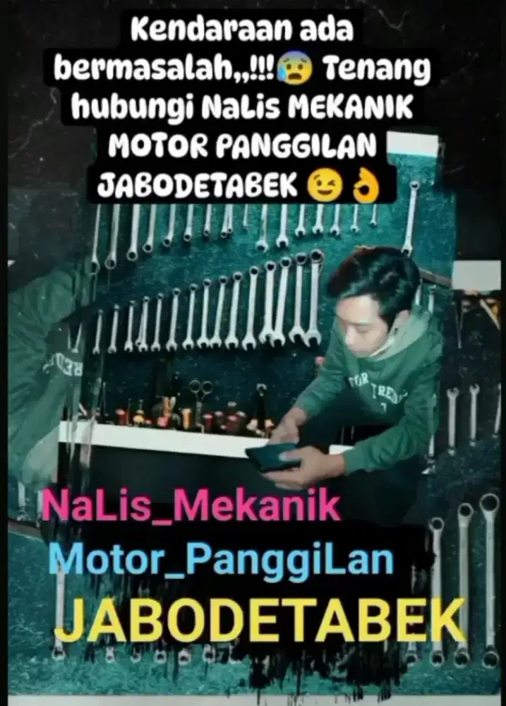 Bengkel Motor Panggilan/ Jasa mekanik motor panggilan 24JAM JADETABEK