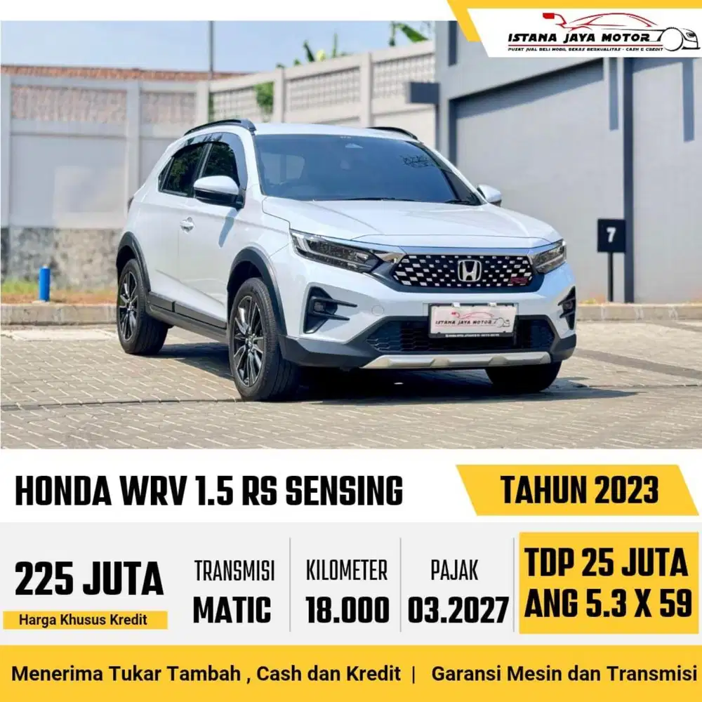 Honda WRV RS Sensing AT th 2023 #KM 18 RB