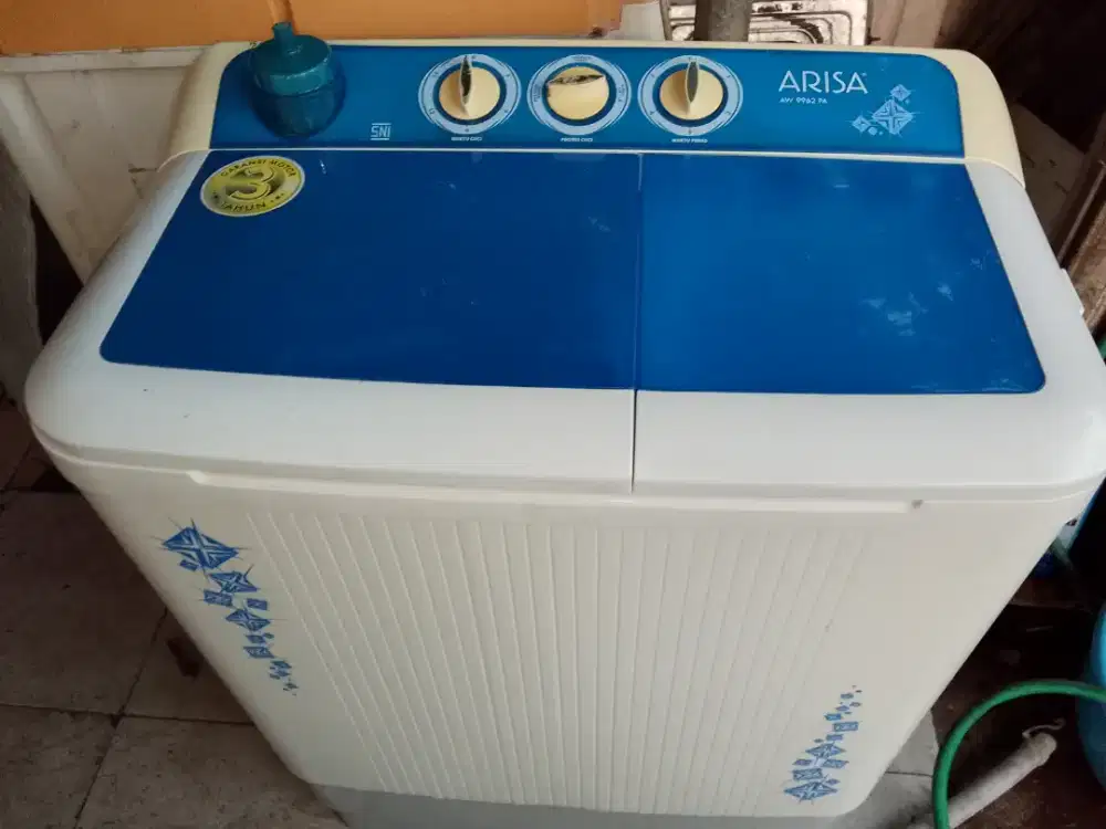 Mesin cuci merek arisa 10 kilo normal tinggal pake