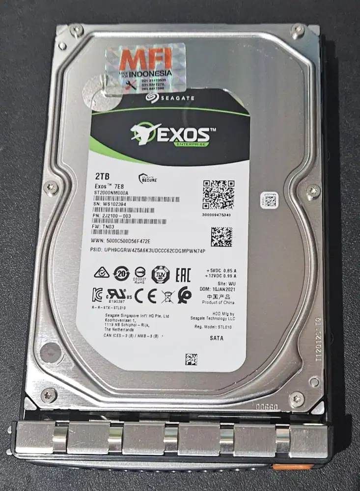 HDD SERVER SEAGATE 7E8 2TB SATA (Murah, Banting Harga)