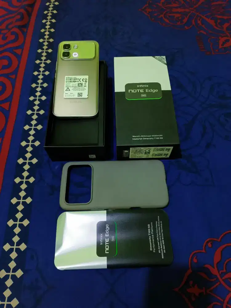 Infinix Note Edge 5G+ NFC RAM 8+8/256GB Garansi Aktif Sampe April 2027