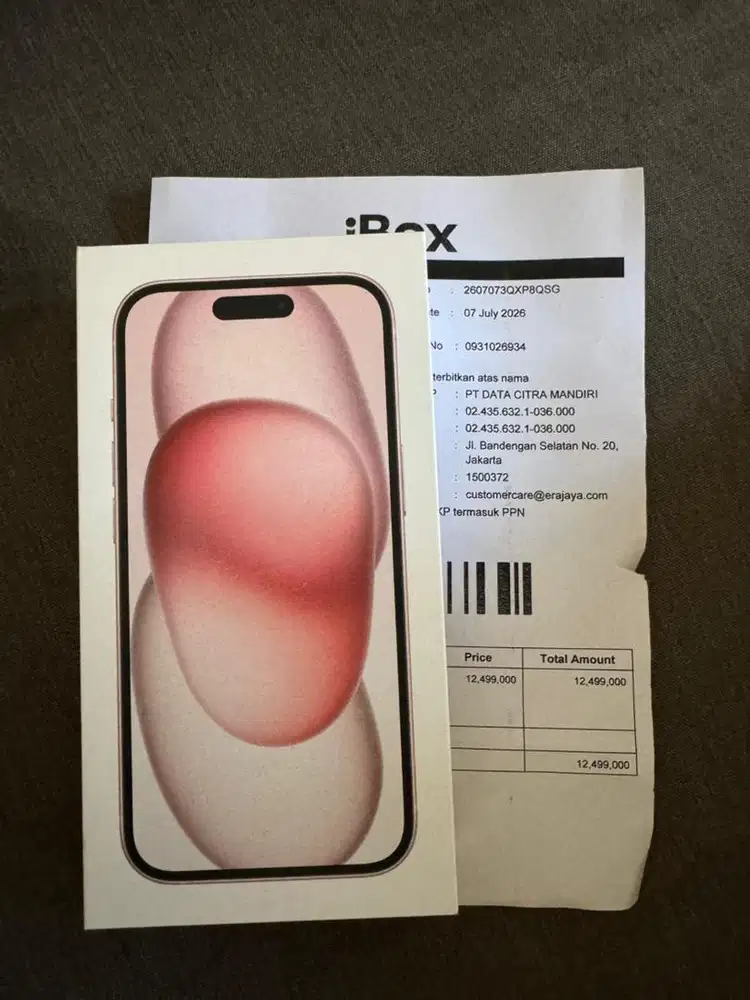 Iphone 15 128gb ibox segel box / baru