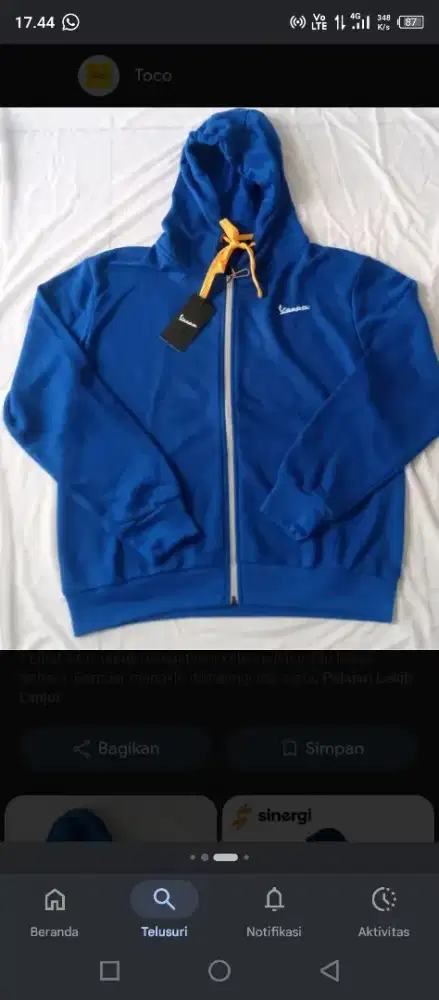 Hoodie vespa original