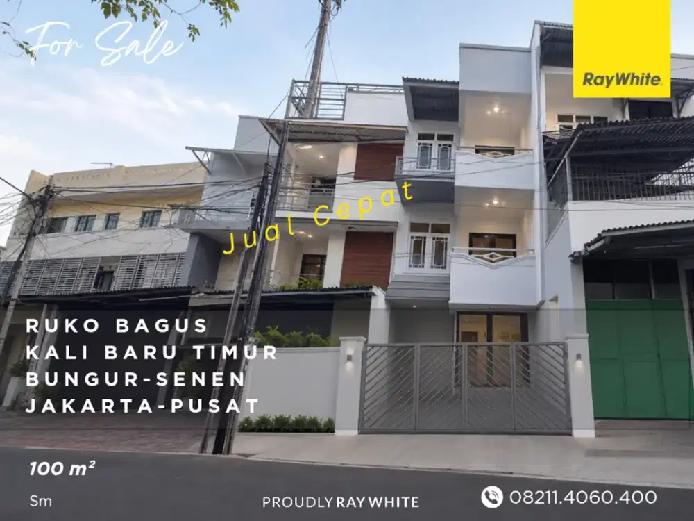 Ruko Murah- Kali Baru -Bungur - Senen - Jakarta Pusat