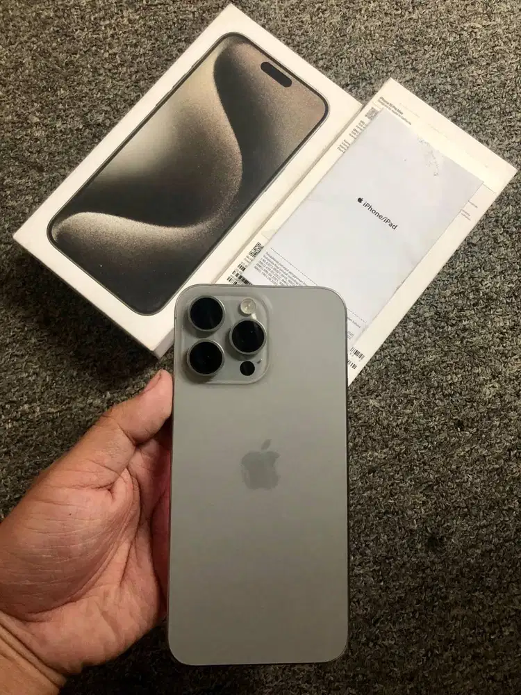 Iphone 15 promax 256gb natural  ibox Bh 88% - garansi off