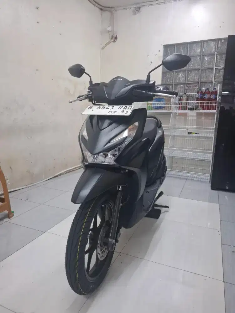 HONDA BEAT DELUXE KEYLESS TAHUN 2025, HITAM DOFF ISTIMEWA
