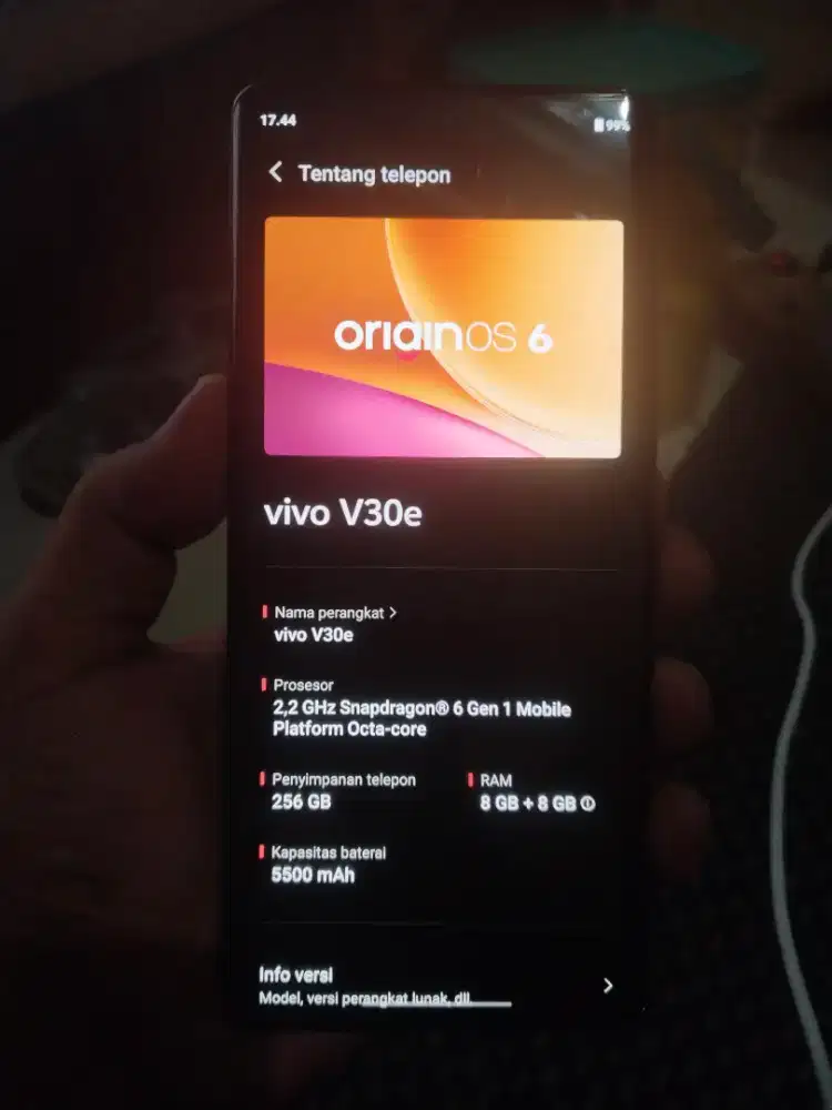 VIVO V30E 5G 8/256 Murah