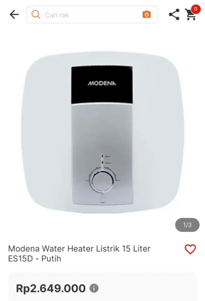 Water Heater Modena