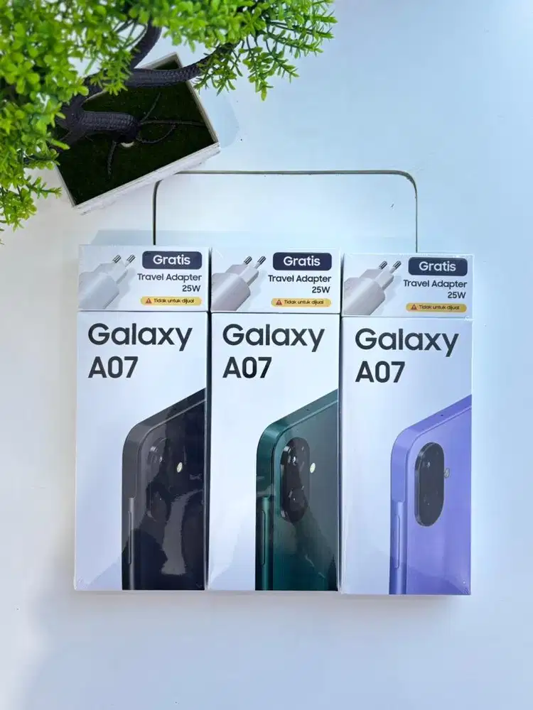 SAMSUNG A07 4/64 NEW GARANSI RESMI BISA CASH KREDIT