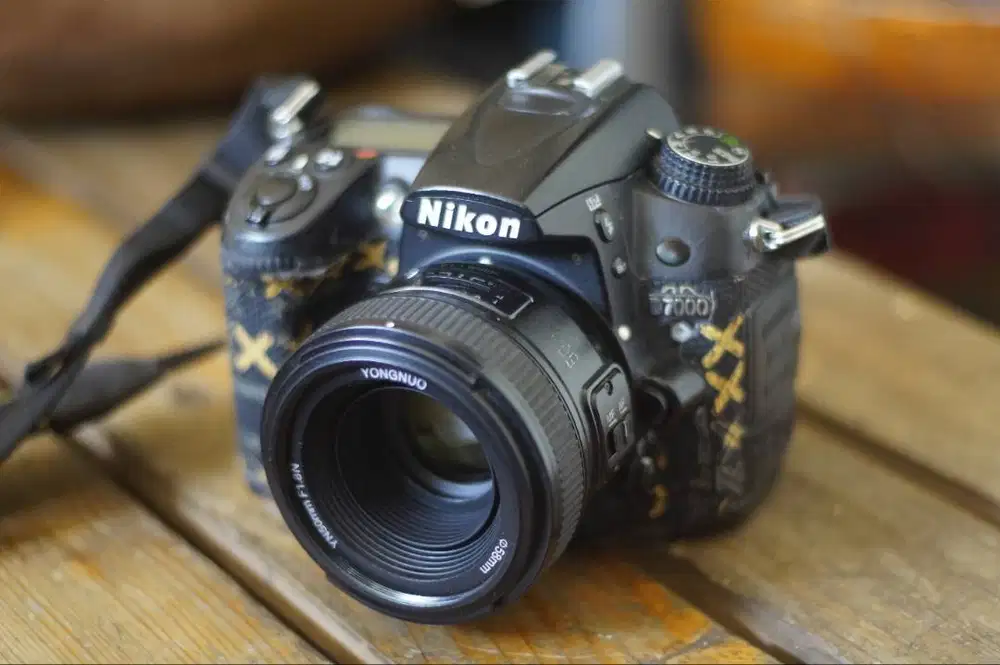 Nikon D7000 + Lensa YN 50mm F1.8