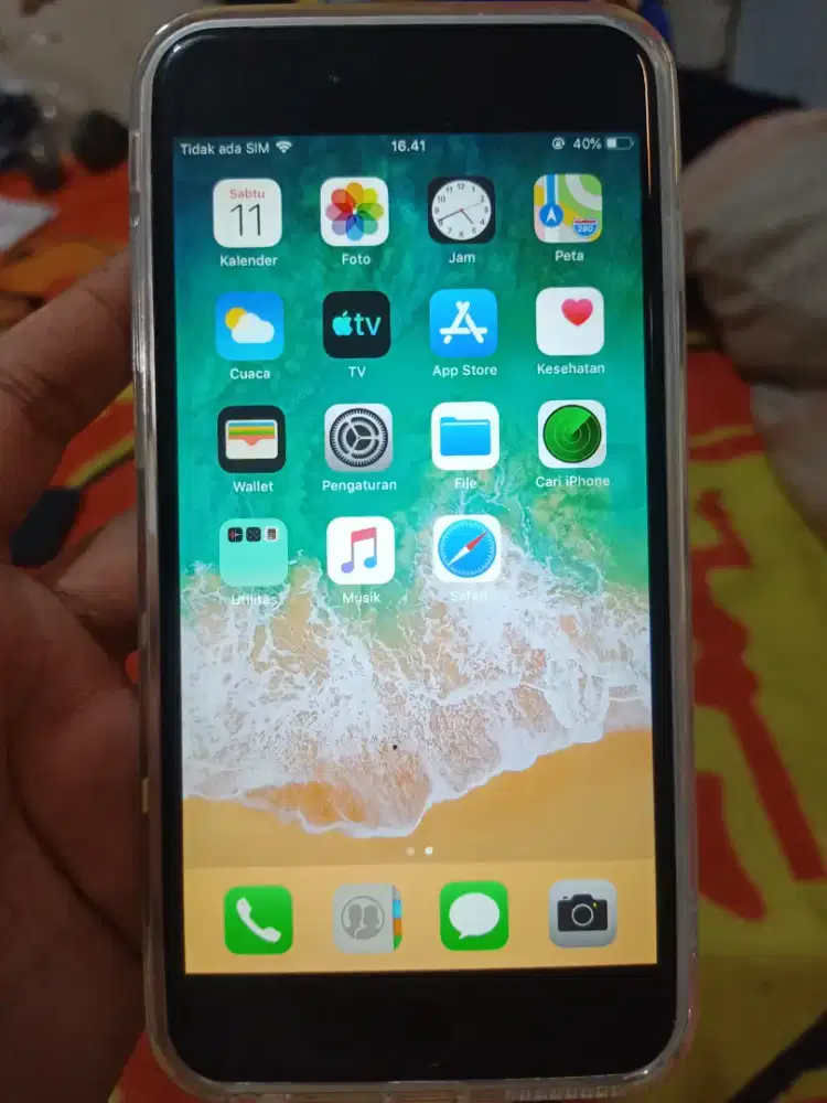 Iphone 6 plus 16gb layar 5.5 inchi wifi only tt/barter