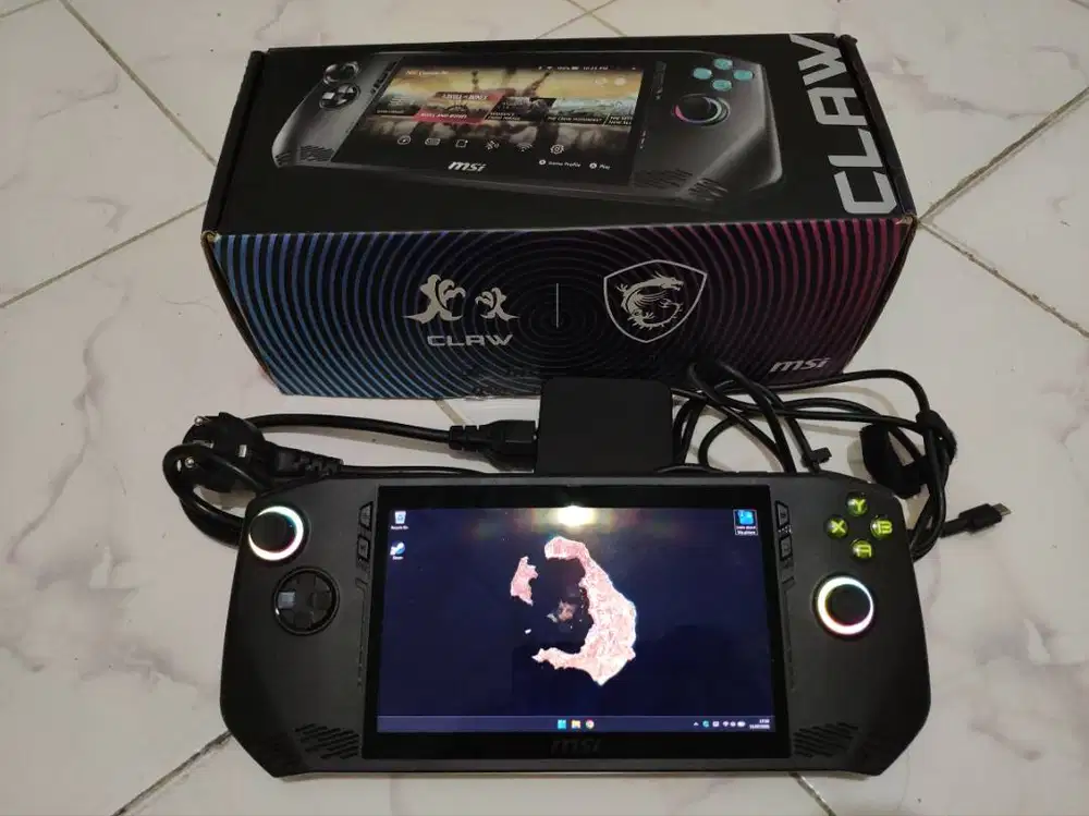 Handheld MSI Claw A1M Core Ultra 7 155H 16GB/512GB Konsol Genggam PC