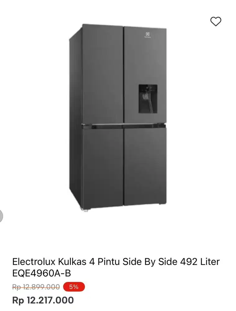 KULKAS MULTIDOOR ELECTROLUX 492liter