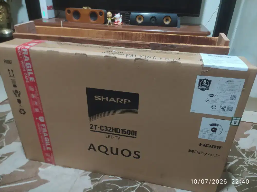 [JUAL CEPAT] TV LED 33 SHARP 2T-C32GD1500I FRAMELESS