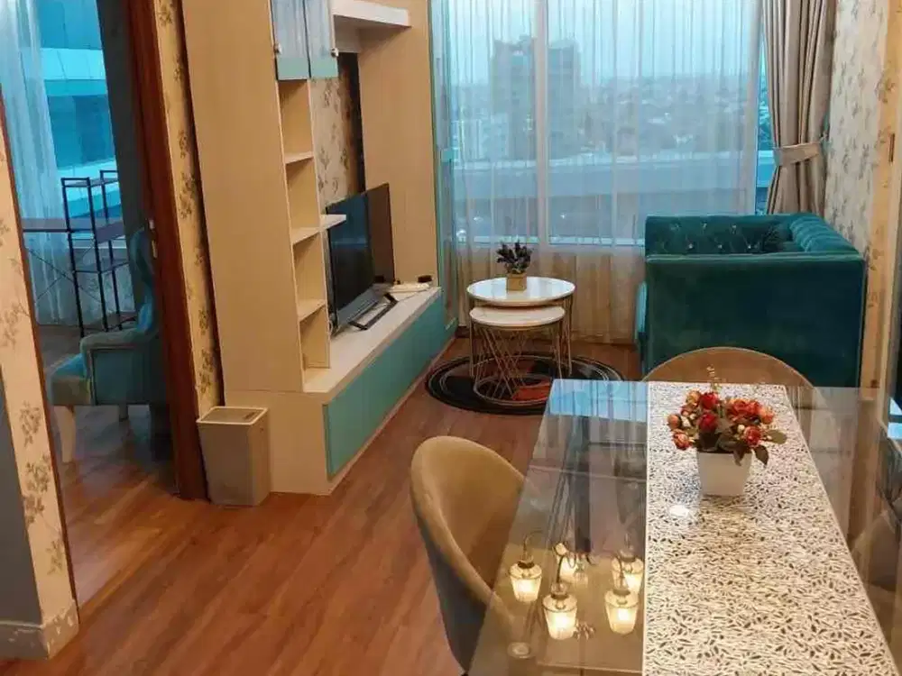 DIJUAL – Apartemen Corner Full Furnished Grand Kamala Lagoon