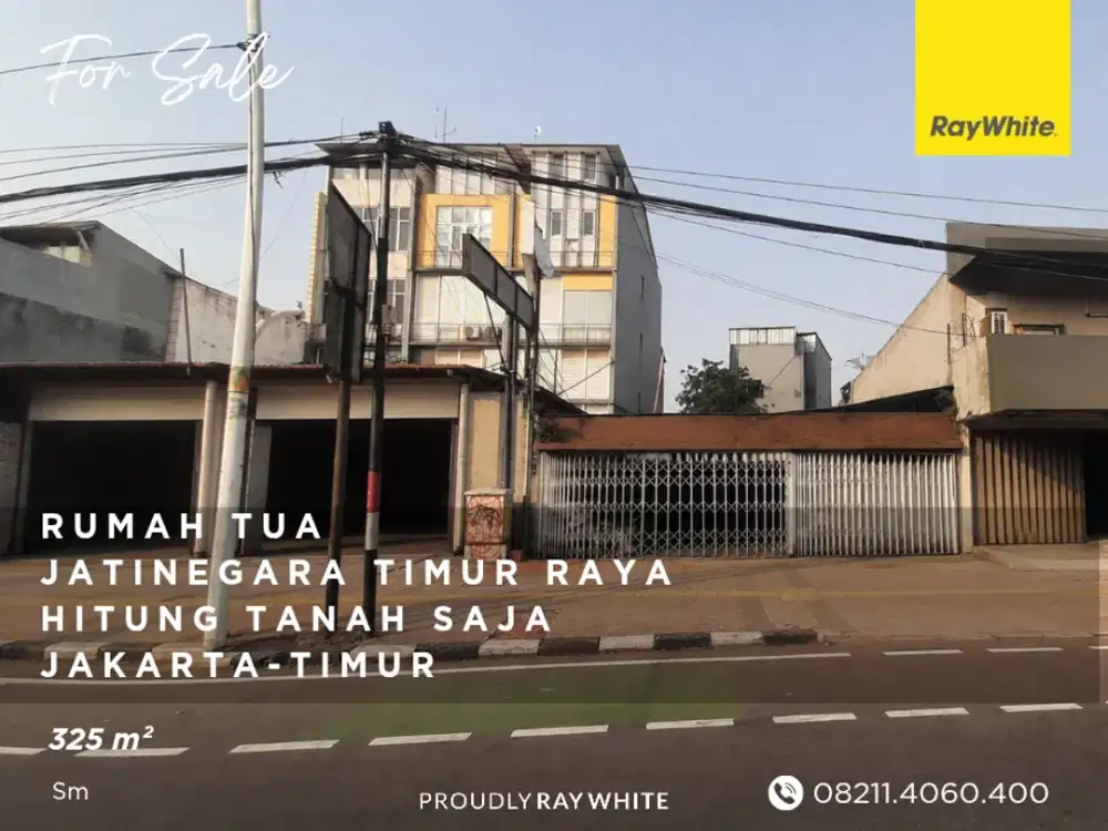 Rumah Tua Hitung Tanah Saja - Jatinegara Timur Raya - Jakarta Timur