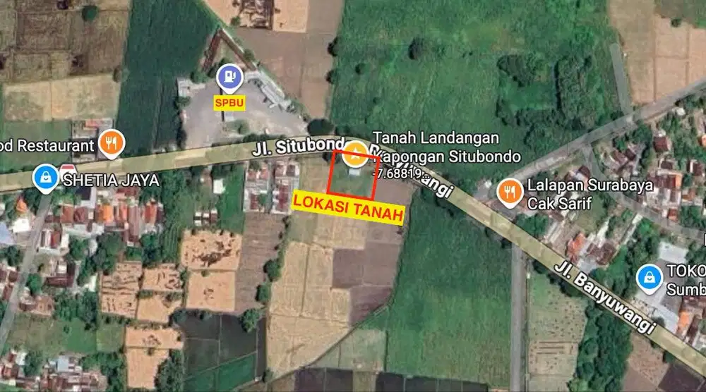 DIJUAL TANAH MURAH STRATEGIS JALUR PANTURA 1.177 m2 (LEBAR MUKA 40m)
