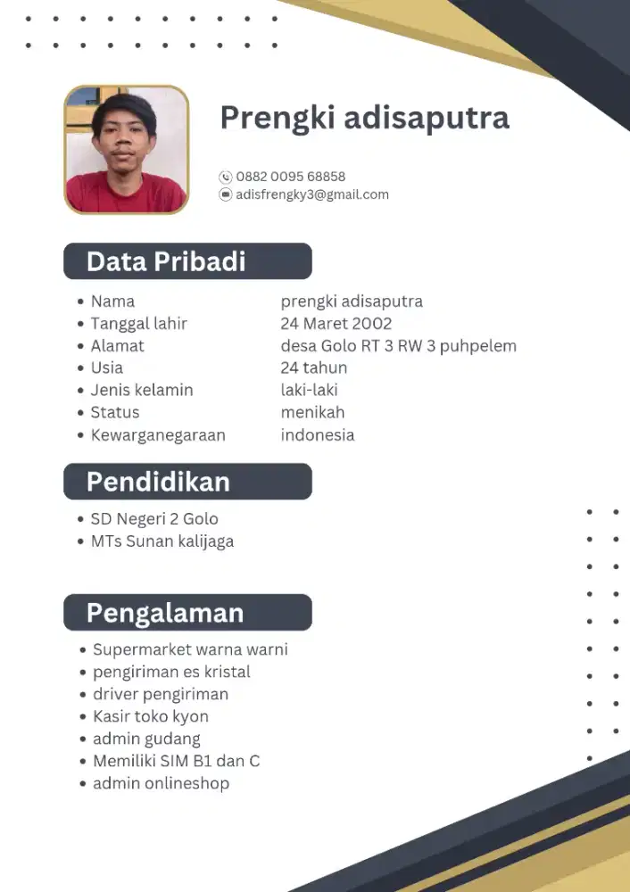 mencari kerja seaadanya