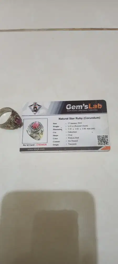Ruby 100 persen Asli