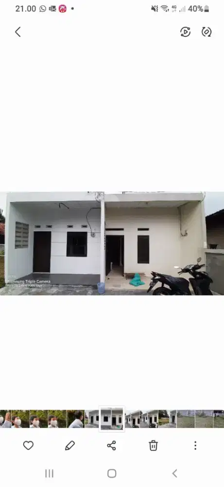 Di kontrakan rumah 1 petak harga 850.000 perbulan