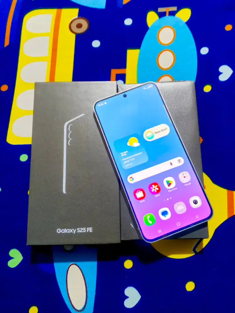 Samsung S25 FE RAM 8/256 Fullset Full Ori bawaan Mulus